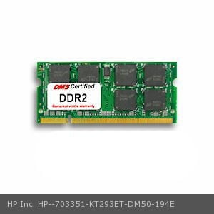 KT293ET EliteBook 8530p 2GB DMS Certified Memory 200 Pin DDR2-800 PC2-6400 256x64 CL6 1.8V SODIMM DMS DMS Data Memory Systems Replacement for HP Inc 